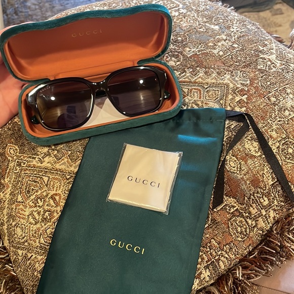 Gucci Sunglasses for sale! Worn once and just don’t wear them anymore :)